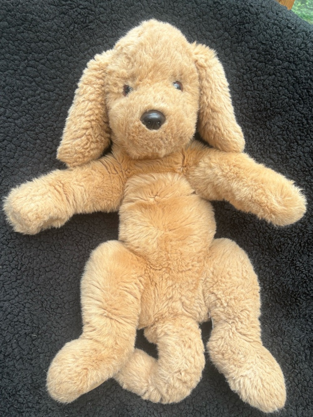 Large GUND Muttsy Dog Plush | Golden Retriever Floppy Puppy - Vintage 1985
